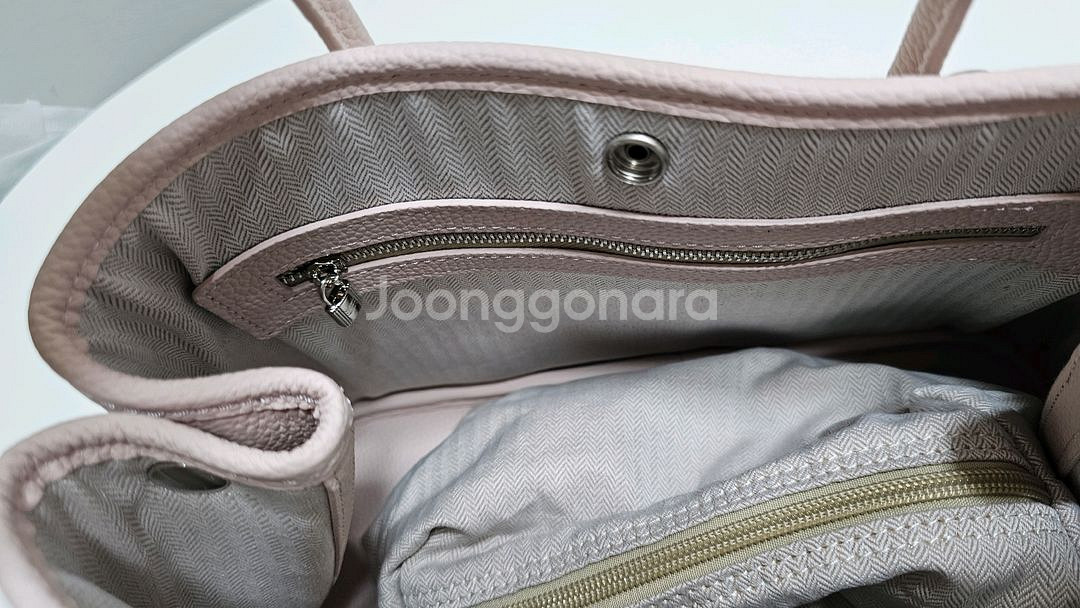 연핑크 소가죽가방--2