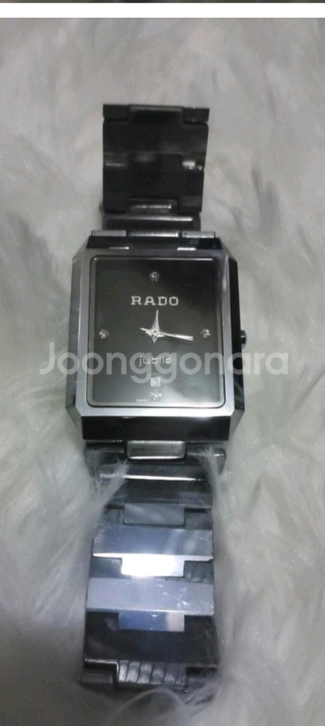 라도. 주빌레 다이아 블랙다이얼쿼츠시계(스위스정품)--0