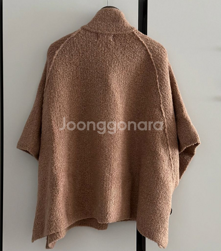 24 한섬 램스 울 블렌드 스트랩 케이프 랑방 마인 시스템--4