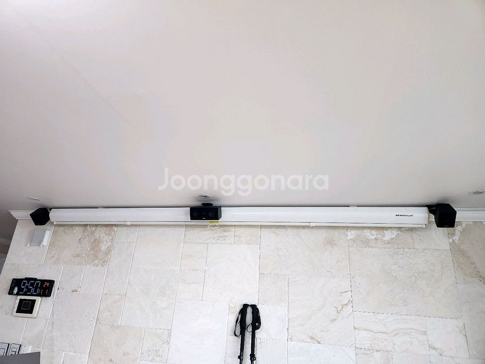 옵토마 HD50 빔프로젝터 150 인치 스크린 스피커등 풀세트--5