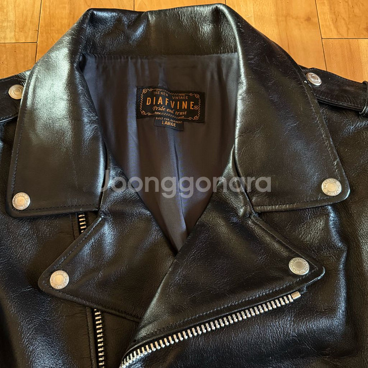 디아프바인 죠니 스티어하이드 라이더자켓 L--6