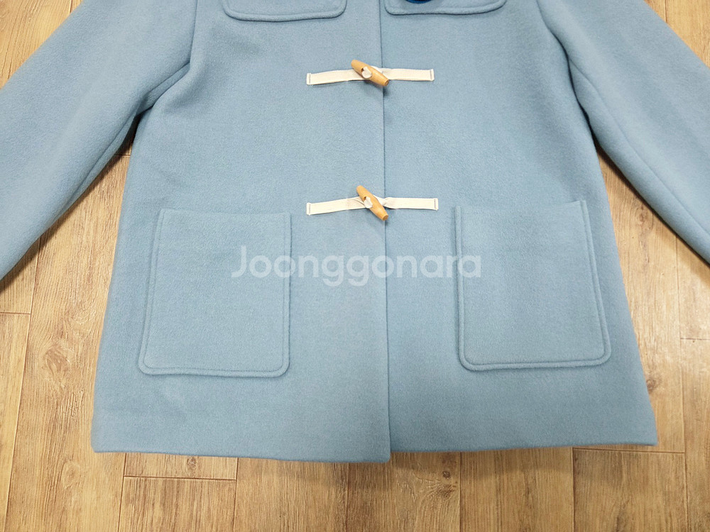 frrw 프론트로우 후드 더플 하프코트 프리사이즈 새상품--5