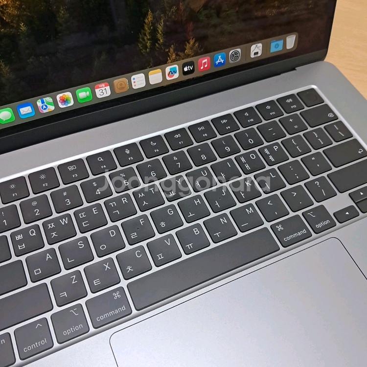 베터리100% 사이클6 매직마우스 맥북에어15 m3 8GB SSD256GB--8