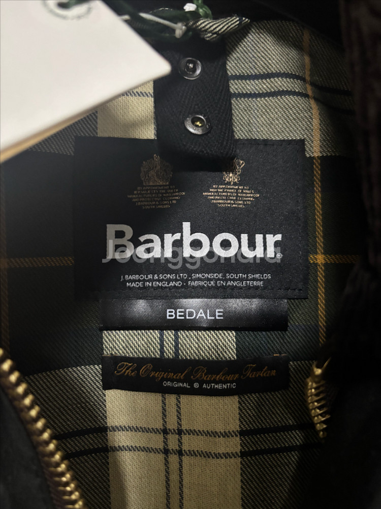 바버 비데일 38 세이지 새상품--1