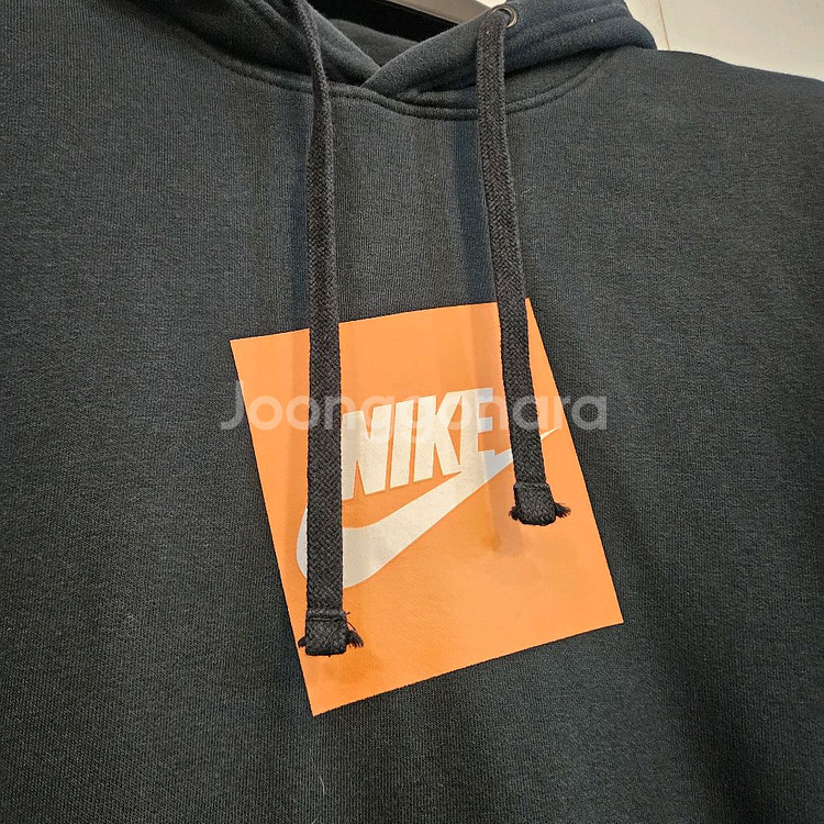 95(M)/실측100(L)나이키 스퀘어 프린팅 기모후드--1