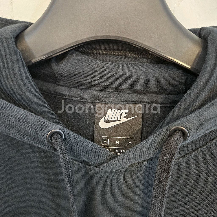 95(M)/실측100(L)나이키 스퀘어 프린팅 기모후드--2