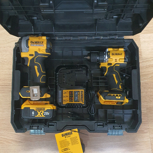 디월트 20V 브러시리스 임팩렌치+브러시리스 해머드릴 풀세트 호환 제품 정품 공구함