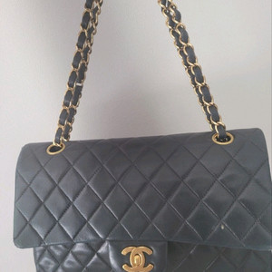 샤넬 클래식 램스킨 금장 미듐 A01112