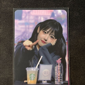 QWER히나 1주년 생일카페 포카