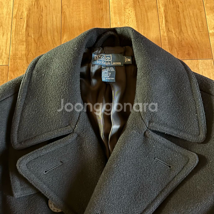 폴로 아카데미 피코트 블랙 M--1