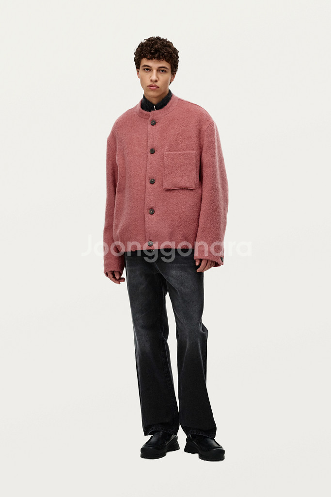 솔리드옴므 24fw 울 라운드넥 점퍼--0