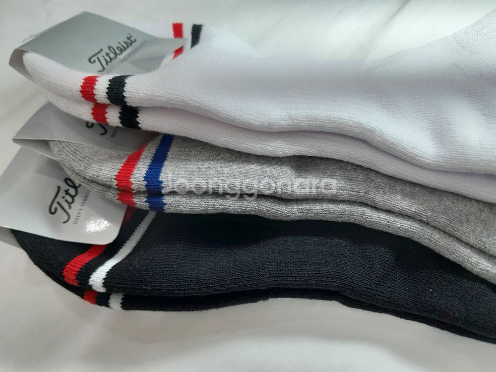 무료배송)) 10켤레 골프양말 타이틀 중목 남녀별도--7