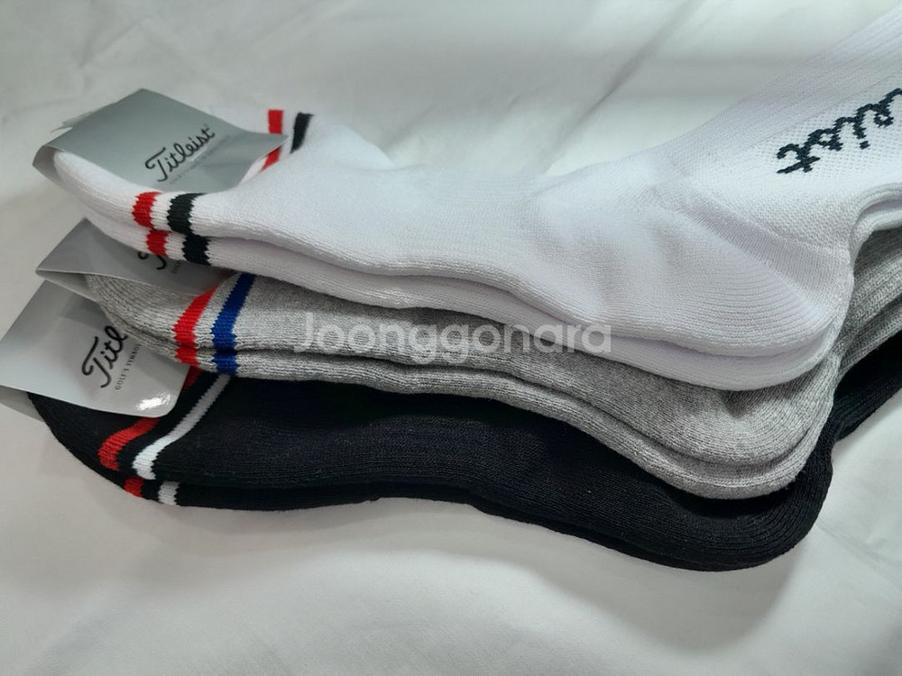 무료배송)) 10켤레 골프양말 타이틀 중목 남녀별도--8