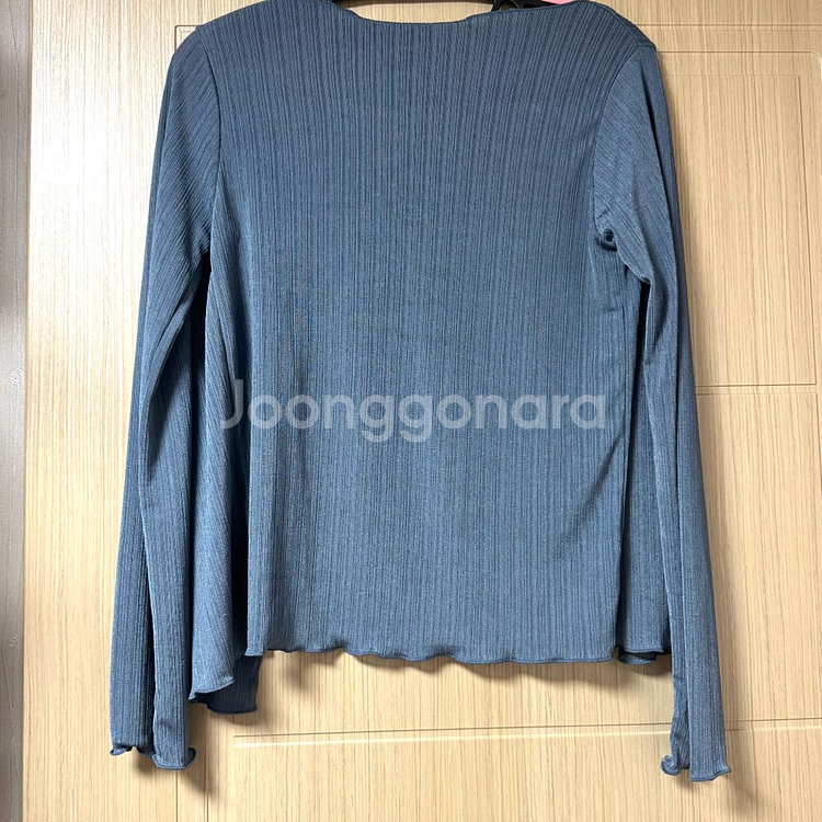 플리츠 나시+가디건 세트 블루--6