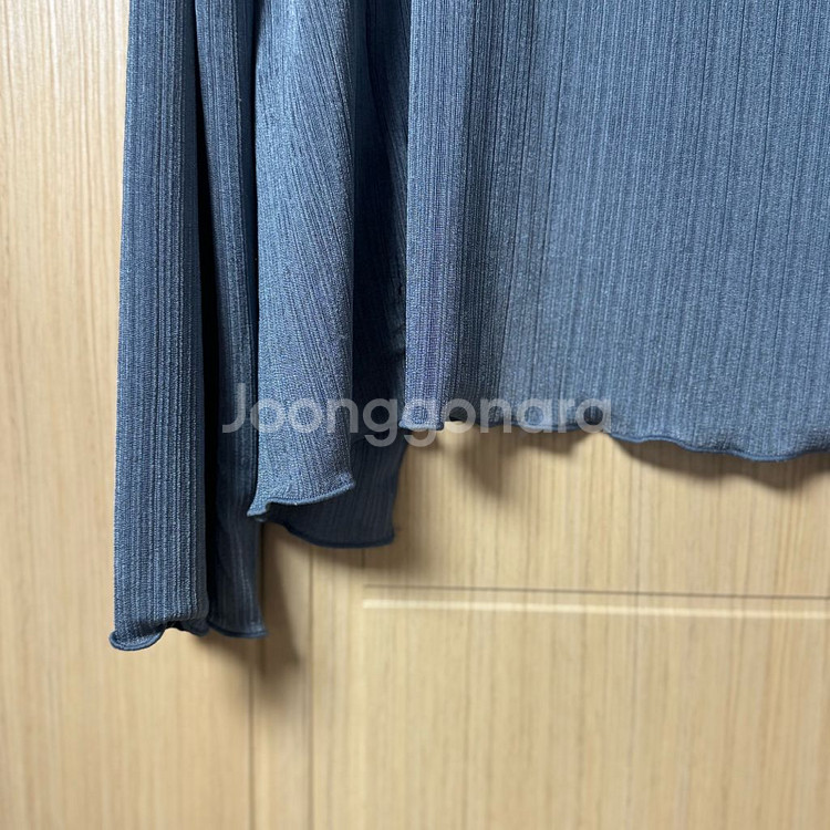 플리츠 나시+가디건 세트 블루--7