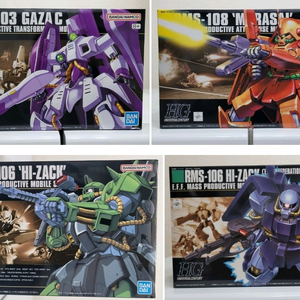 반다이 건담 hguc 제타건담,더블제타시리즈 팝니다
