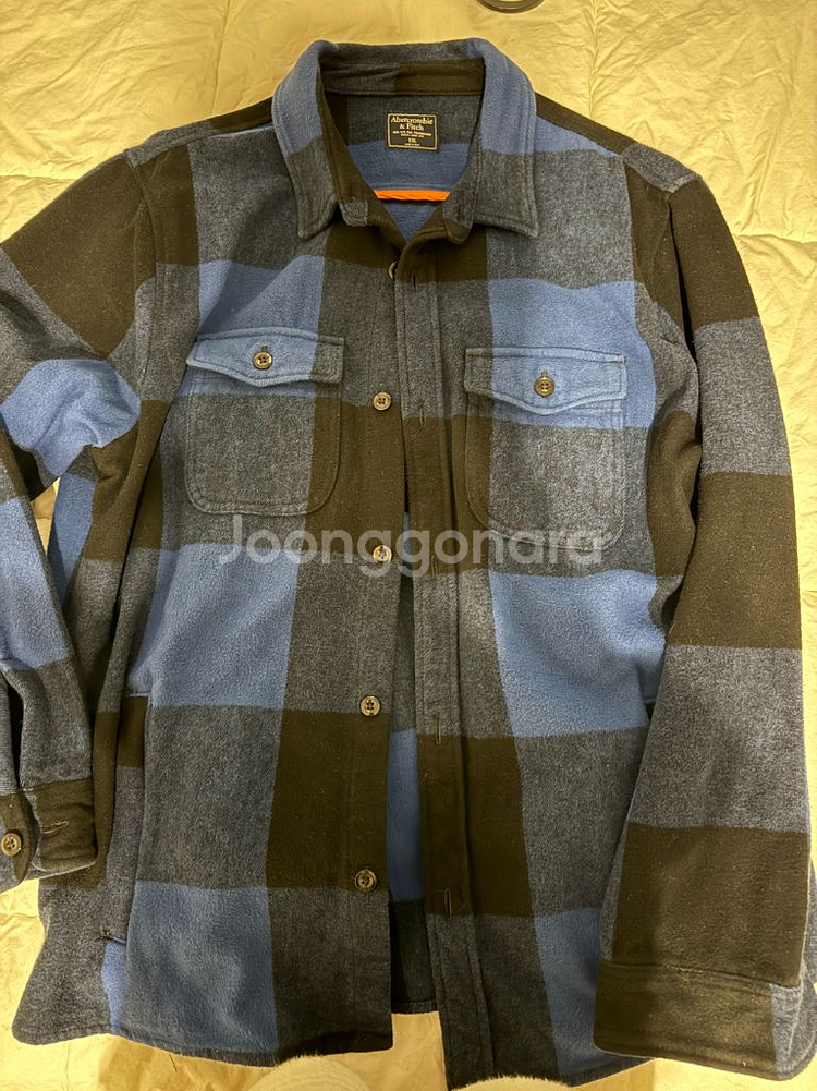 에버크롬비 체크 셔츠자켓--0