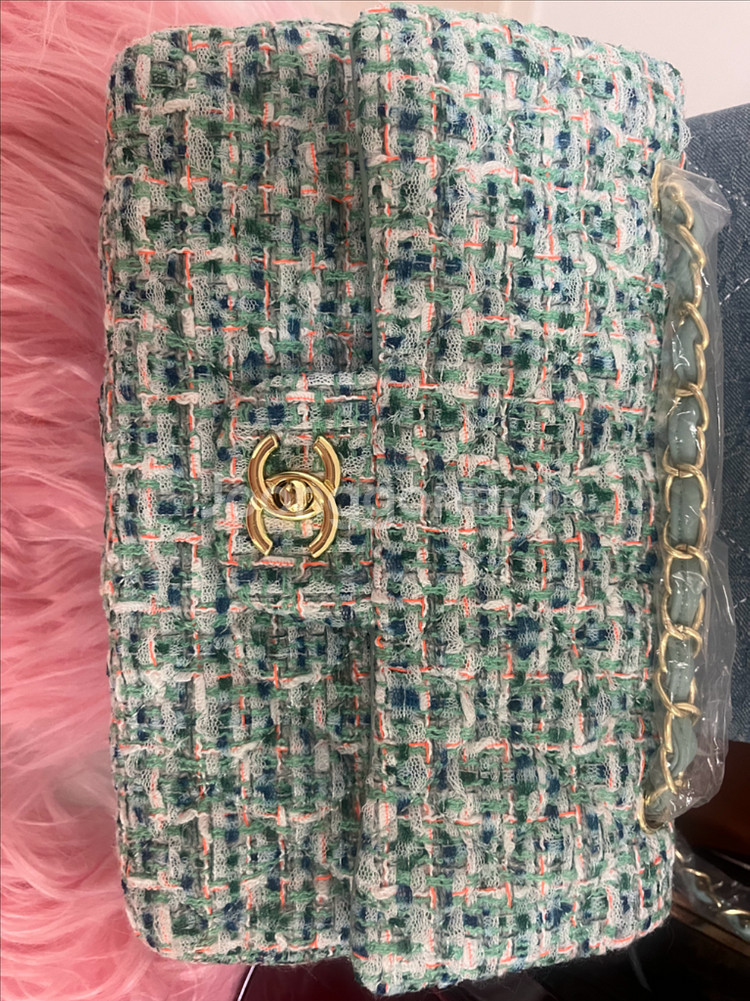 샤넬 트위드 백--0