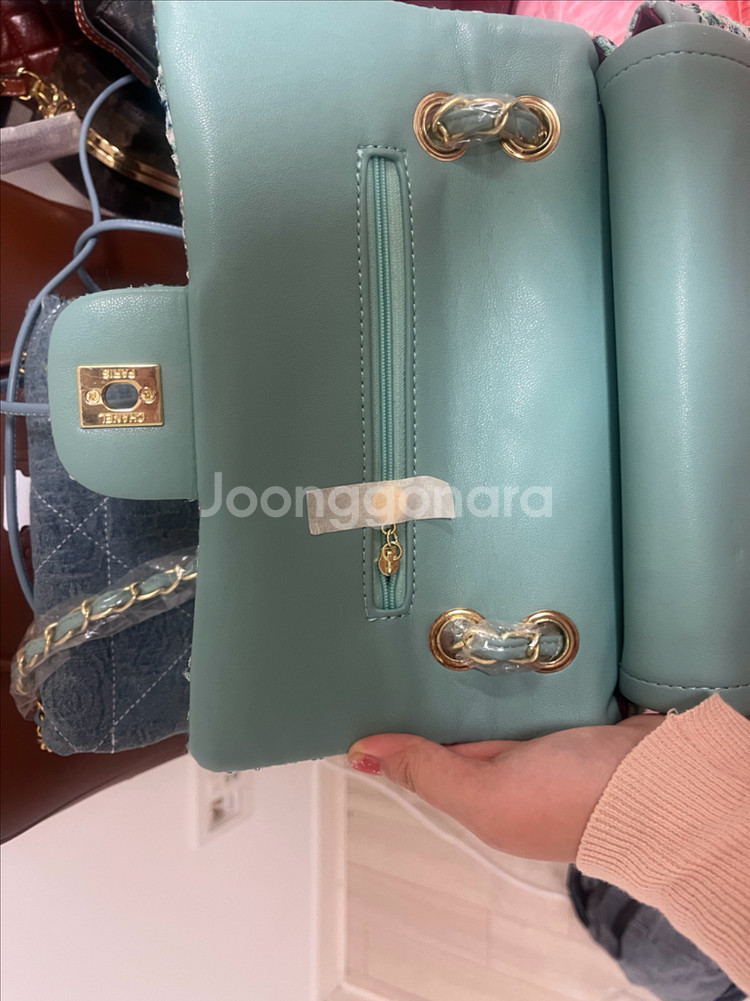 샤넬 트위드 백--3