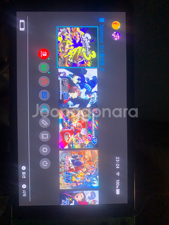 닌텐도 스위치 oled 스플레툰 에디션 닌텐도 어카운트도 팔아용 연락 주세용--2