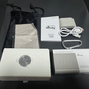 골프 거리측정기 캐디톡 윈디 새상품 풀세트