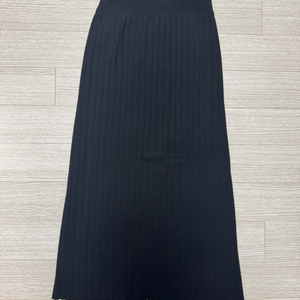 블랙 롱 니트 스커트
