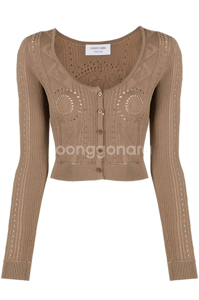 [새상품] 마린세르 니트 가디건 xs 베이지--0