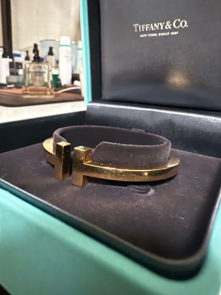 [정품] 티파니앤코 T스퀘어 팔찌 이미지