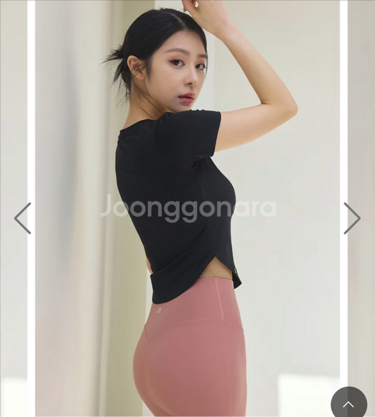 젝시믹스 M 젤라라이트 라운드 크롭탑--1