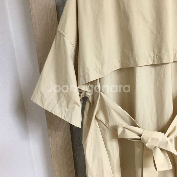 스튜디오 톰보이 리본 셔츠 원피스 free--4