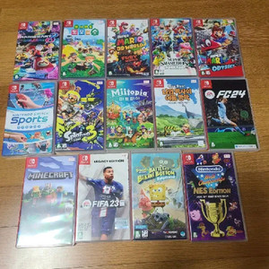 닌텐도 스위치 게임칩 14개 일괄