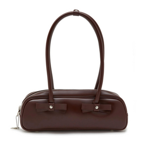 생긴스튜디오 바게트백 버건디