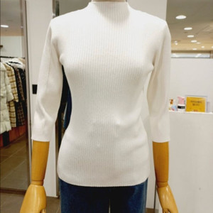 잇미샤 23fw 반 하이넥 골지 니트 66