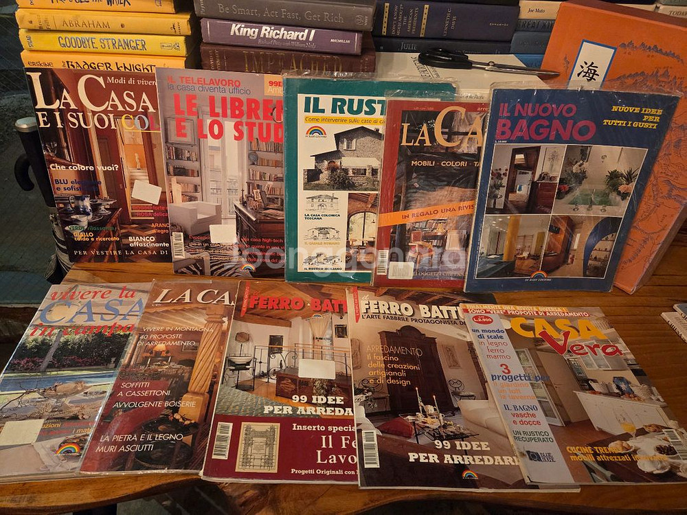 인테리어 잡지 모음 (이탈리아 La Casa 등) 새책재고40권 선물--0