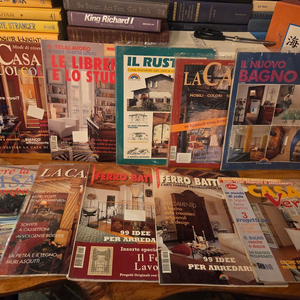 인테리어 잡지 모음 (이탈리아 La Casa 등) 새책재고40권 선물