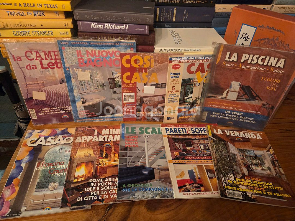 인테리어 잡지 모음 (이탈리아 La Casa 등) 새책재고40권 선물--2