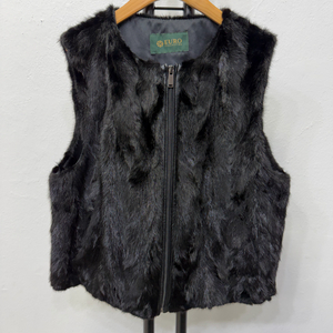 정품) EURO 유로 블랙 밍크 베스트 77