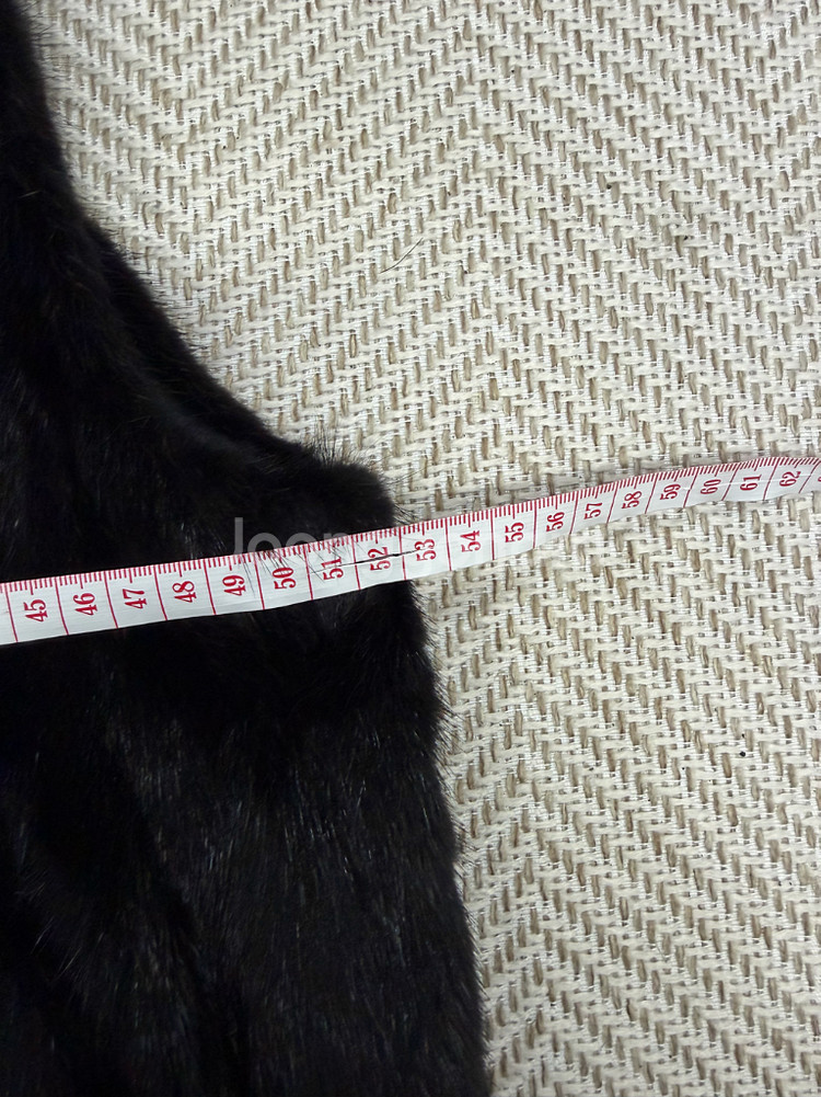 정품) EURO 유로 블랙 밍크 베스트 77--6