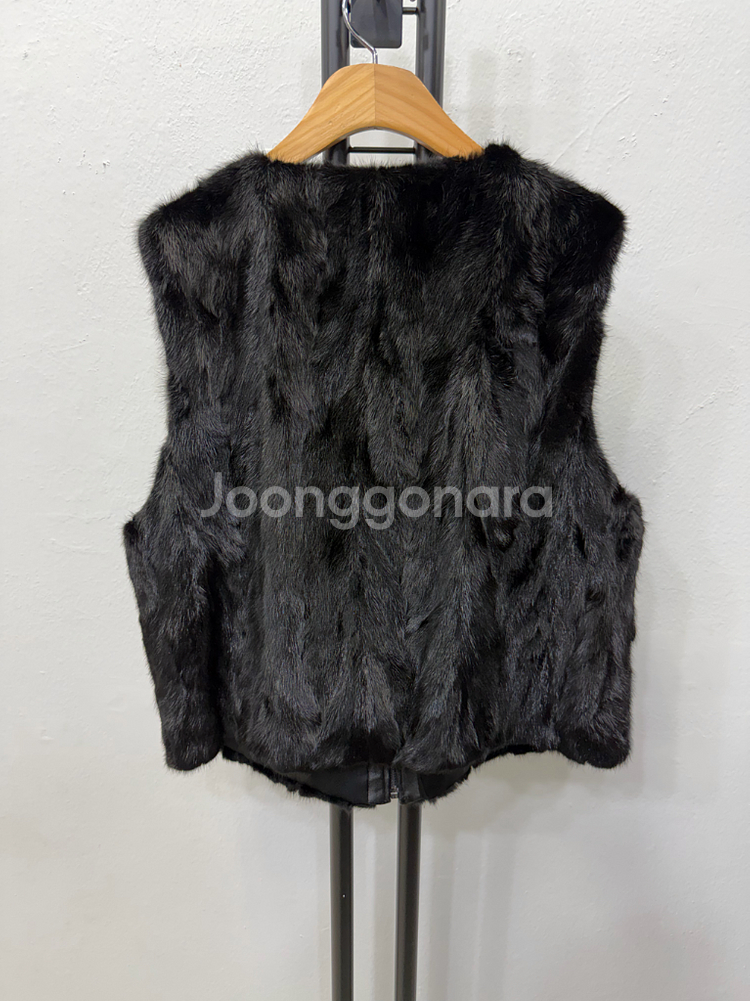 정품) EURO 유로 블랙 밍크 베스트 77--3