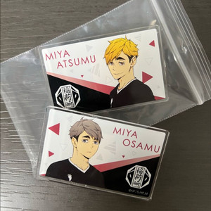 하이큐 이나리자키 미야 아츠무, 미야 오사무 아크릴 명찰 뱃지