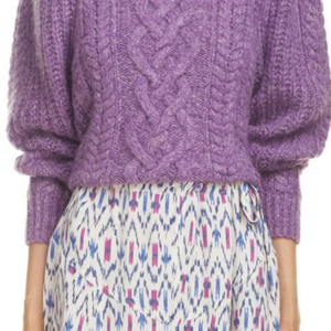 새상품)이자벨마랑 라운드 넥 니트웨어 (바이올렛)