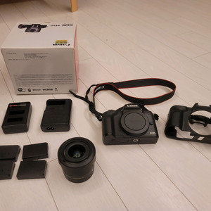 캐논 EOS M50 미러리스 카메라 + 15-45 렌즈 + ef eosm 어댑터