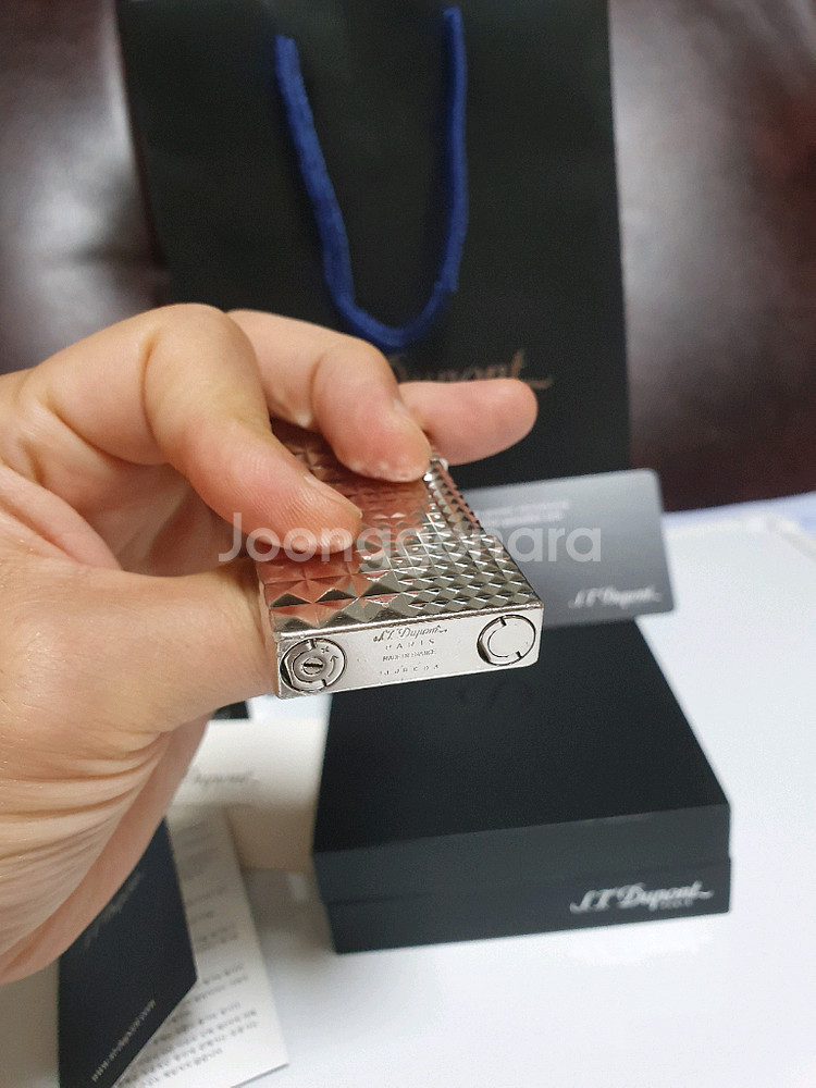 풀세트 듀퐁라이터 라인2 신형 ca16066 다이아몬드 헤드 쌍불 듀퐁라이타--5