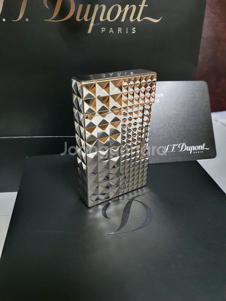 풀세트 듀퐁라이터 라인2 신형 ca16066 다이아몬드 헤드 쌍불 듀퐁라이타--6