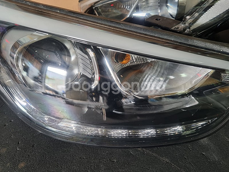 투싼 IX 신형 HID LED DRL 데이라이트 면발광 프로젝션 라이트 전조등--1