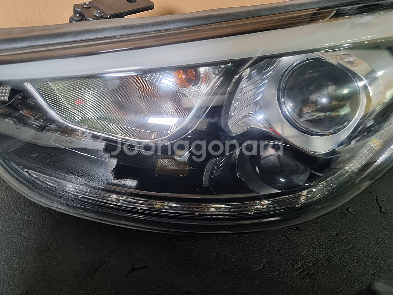 투싼 IX 신형 HID LED DRL 데이라이트 면발광 프로젝션 라이트 전조등--2