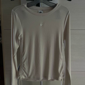 나이키 여성 셔링 티셔츠 베이지