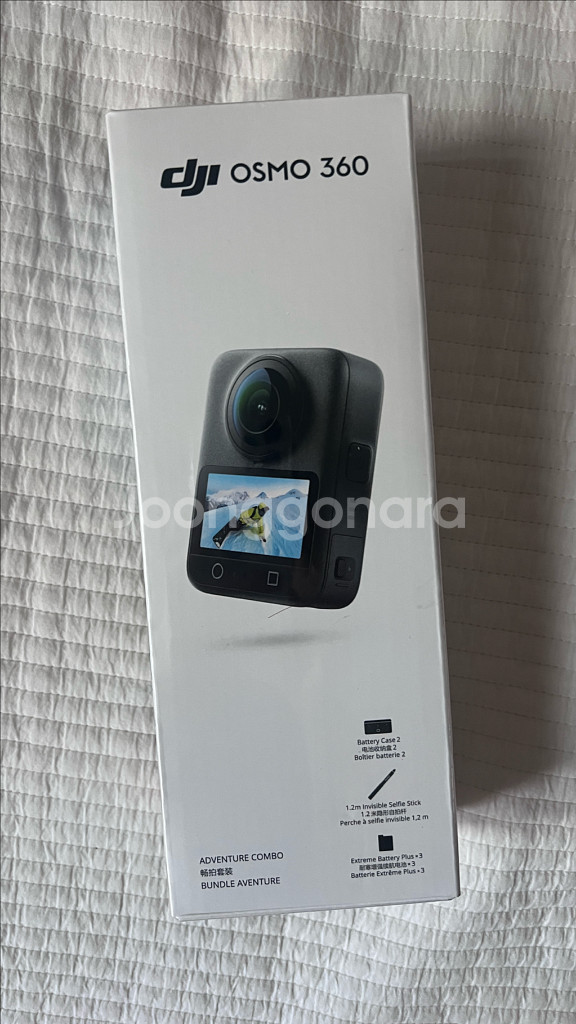 [급처] DJI 오즈모 360 어드벤처 콤보 미개봉--0