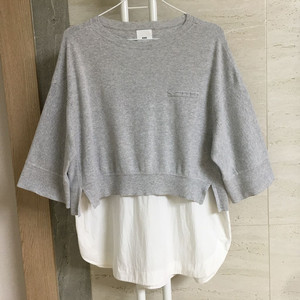 KUHO 구호 21 레이어드 블라우스 니트 66