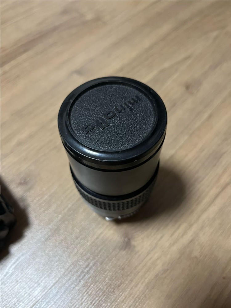 미놀타 X-700 필름카메라 + rokkor 렌즈 2개 세트--7